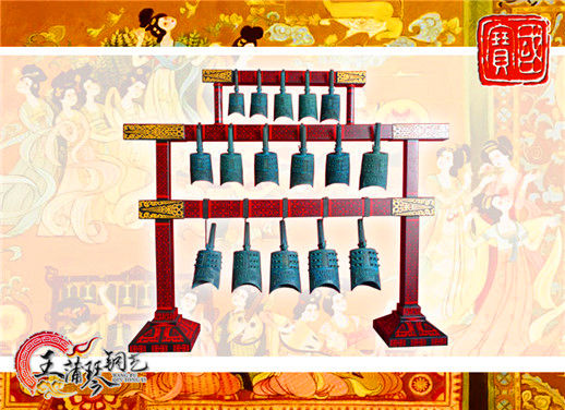 16件套系編鐘、編磬、特鐘、特磬，堂廟祭典用品