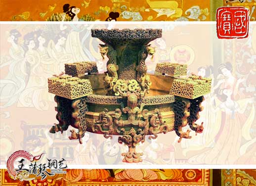 銅尊盤，曾侯乙尊盤，國寶級文物之一